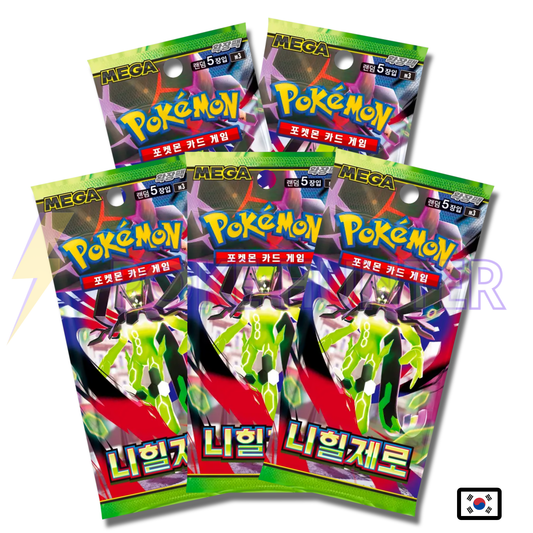 Pack de 5 Boosters Pokémon – M3 Nihil Zero (Coréen)